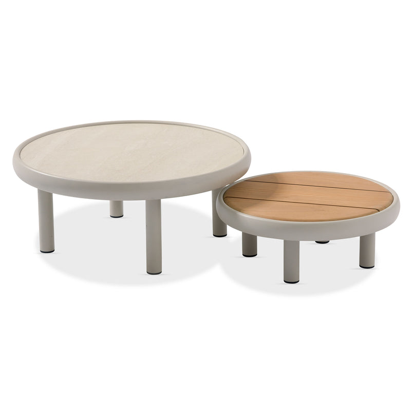 CLOUD Set mobilier terasă/grăină, 2 canapele, măsuță laterală, fotoliu, măsuță mică, măsuță mare