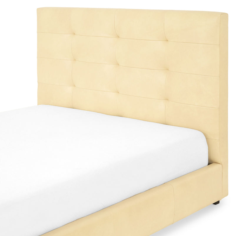 PATIO Pat tapițat, 160x200cm, somieră și ladă depozitare incluse