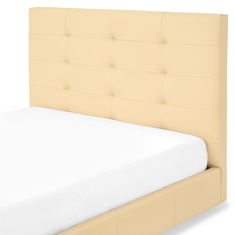 PATIO Pat tapițat, 160x200cm, somieră și ladă depozitare incluse