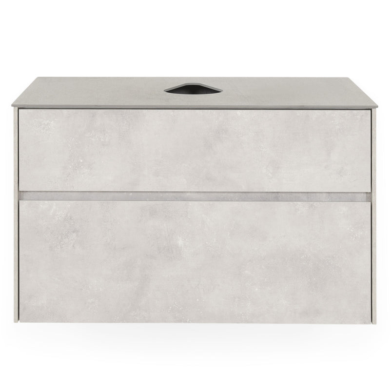 LAMINA Set mobilier baie, mască lavoar, top, oglindă LED și lavoar