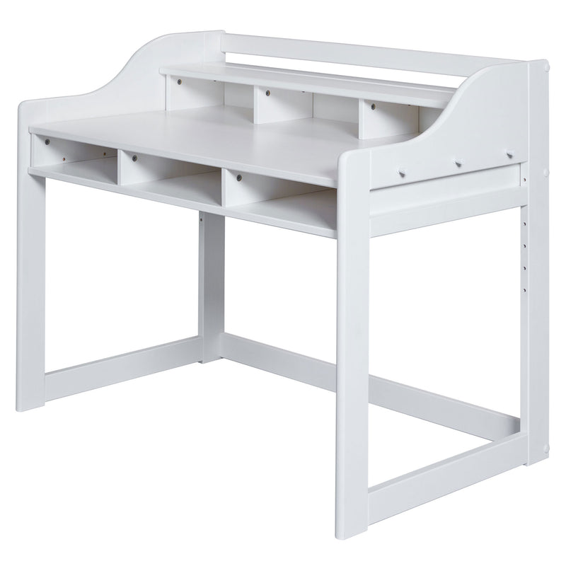 WOODY Birou copii, înălțime reglabilă