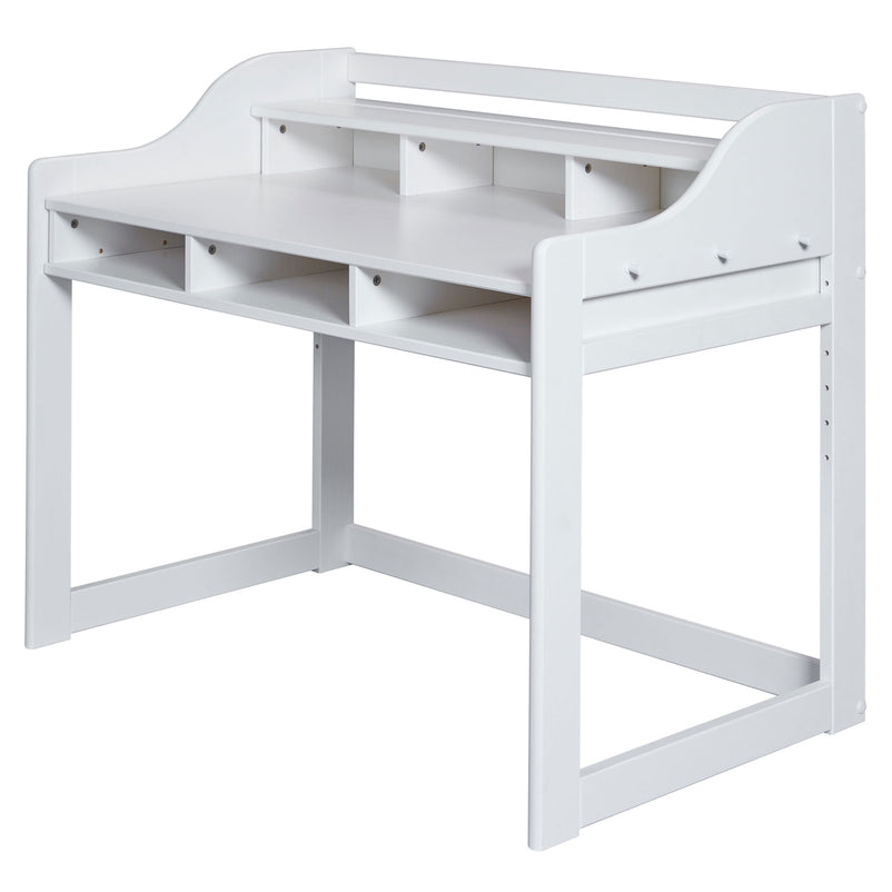 WOODY Birou copii, înălțime reglabilă