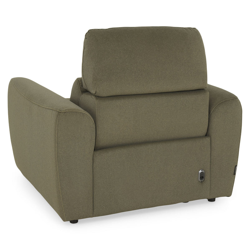 WISNER Fotoliu, recliner electric, mecanism electric tetieră, stofă