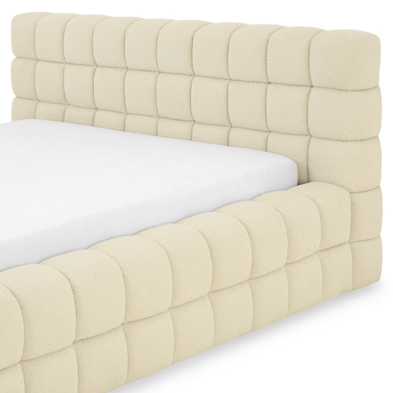 PIETRO Pat tapițat, 160x200cm, somieră rabatabilă și ladă incluse