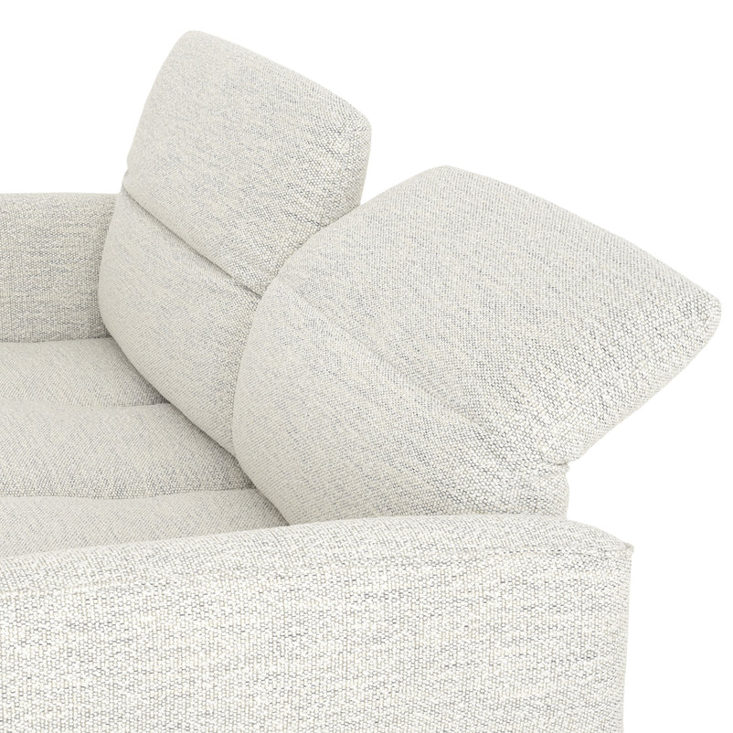 TAMWORTH Canapea 3 locuri, mecanism spătar și tetiere, stofă