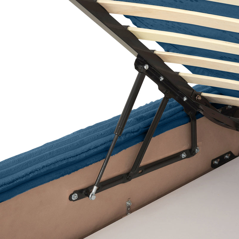 MARYANNE Pat tapițat, 160x200cm, ladă depozitare inclusă