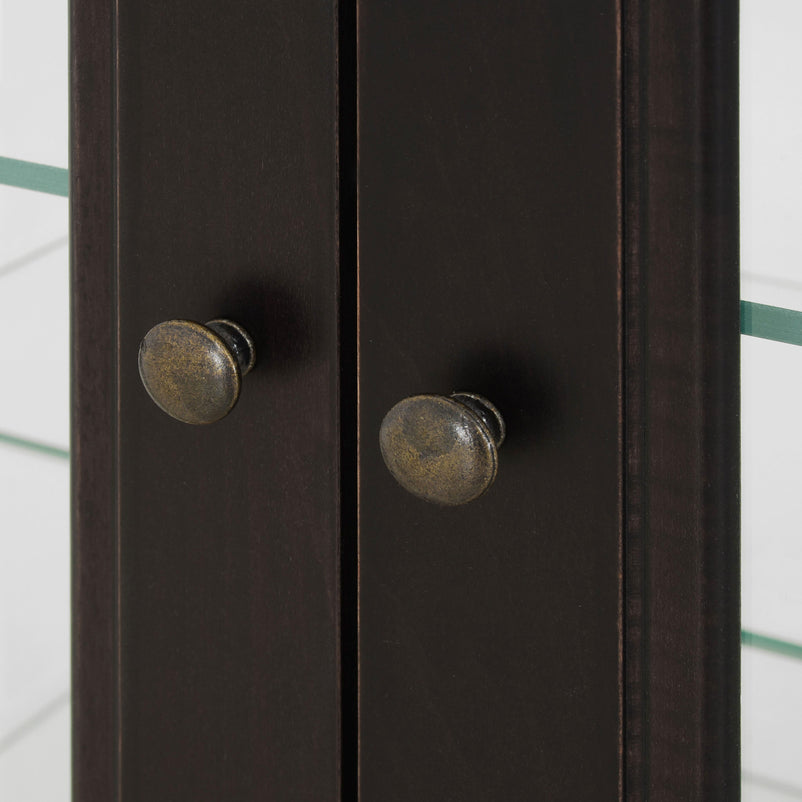 CHOCOLATE Vitrină 2 uși, LED inclus