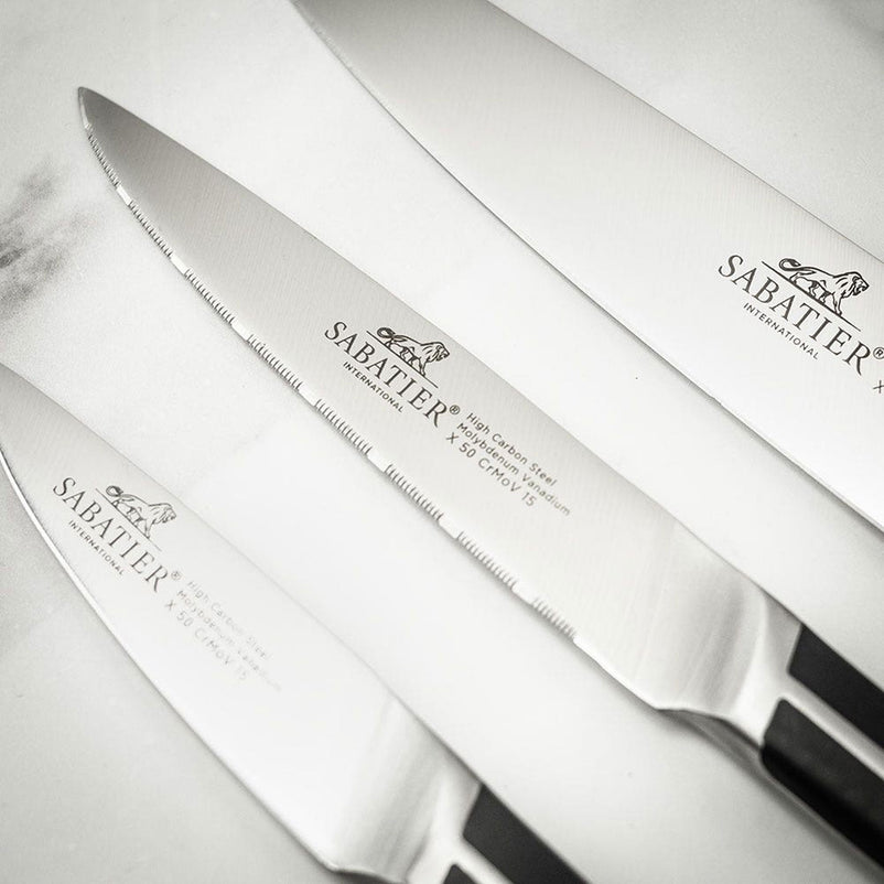 CHIRON Set 5 cuțite și suport