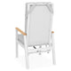 VALDIVIA Set mobilier terasă/grădină, 2 scaune recliner
