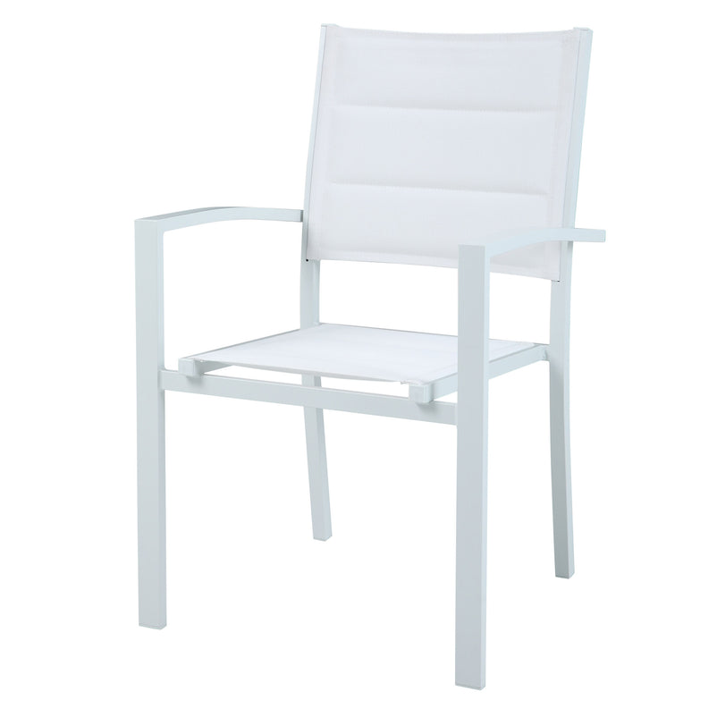 DRESDEN Set mobilier terasă/grădină, 4 scaune și masă extensibilă