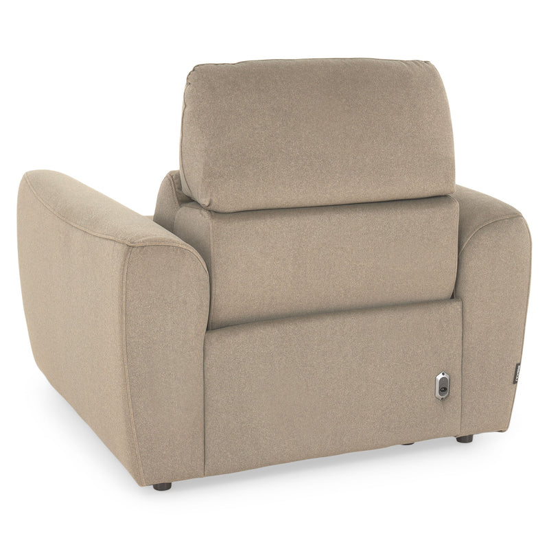 WISNER Fotoliu, recliner electric, mecanism electric tetieră, stofă