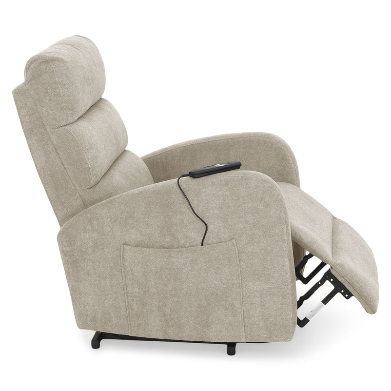 FULTON Fotoliu, lift și recliner electric, stofă