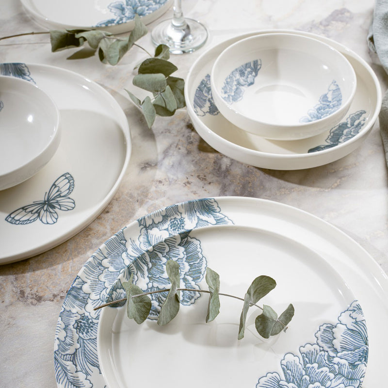 BUTTERFLY Set veselă 24 piese, porțelan
