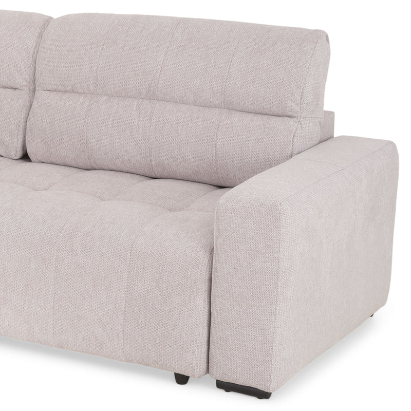 ALLYSON Canapea extensibilă, 3 locuri, stofă