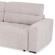 ALLYSON Canapea extensibilă, 3 locuri, stofă