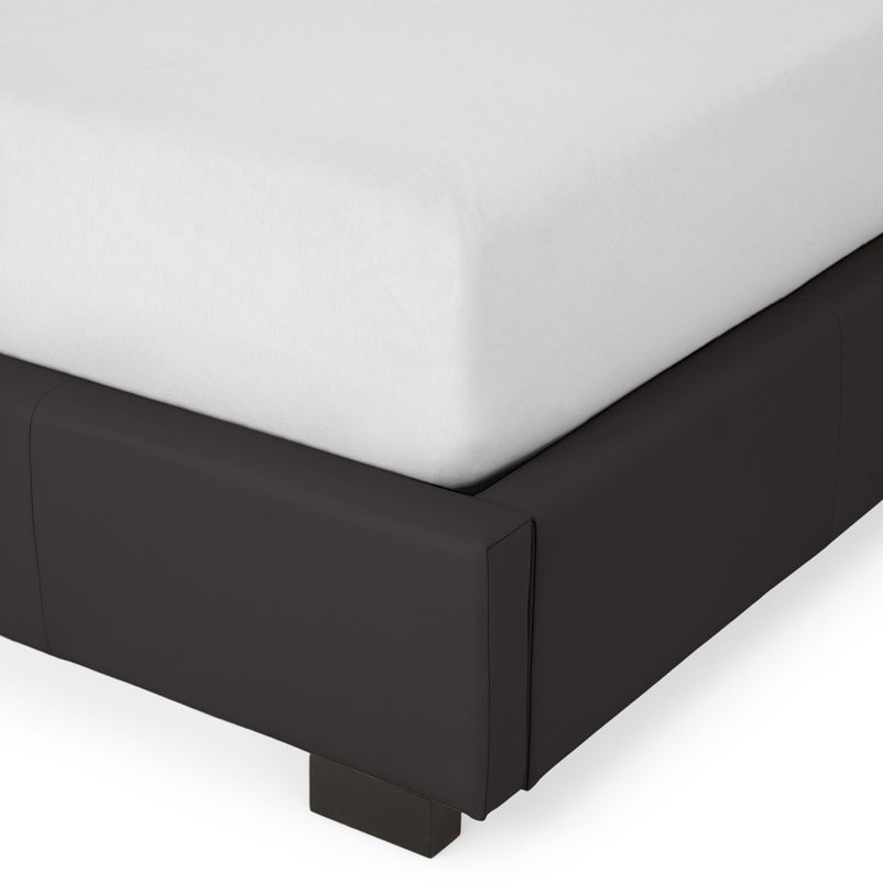 KAITLIN Pat tapițat, 160x200cm, somieră și ladă depozitare incluse