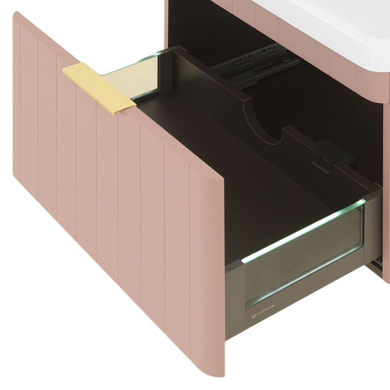 BLOOM Set mobilier baie, mască lavoar și lavoar