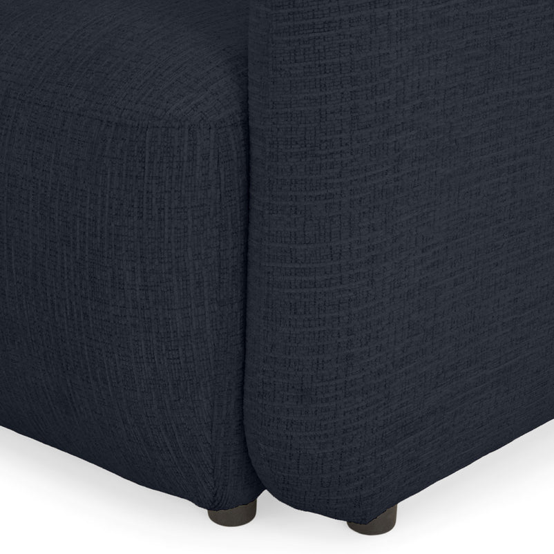 LUNEL Canapea extensibilă, 2 locuri, ladă depozitare, stofă