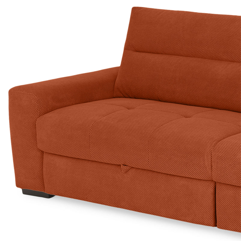 WIDE Canapea extensibilă, 4 locuri, stofă