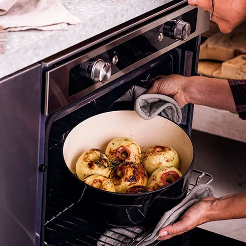 KITCHEN AID Oală cu capac, fontă, D.22cm