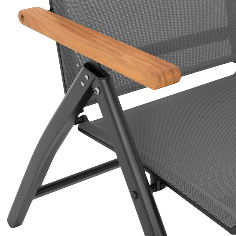 EASY Scaun cu spătar reglabil și pliabil exterior