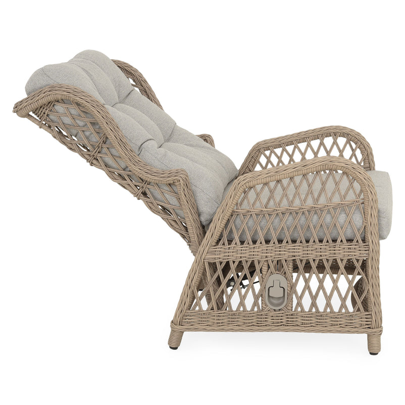 COSETTE Set mobilier terasă/grădină, 2 fotolii, 2 taburete și măsuță