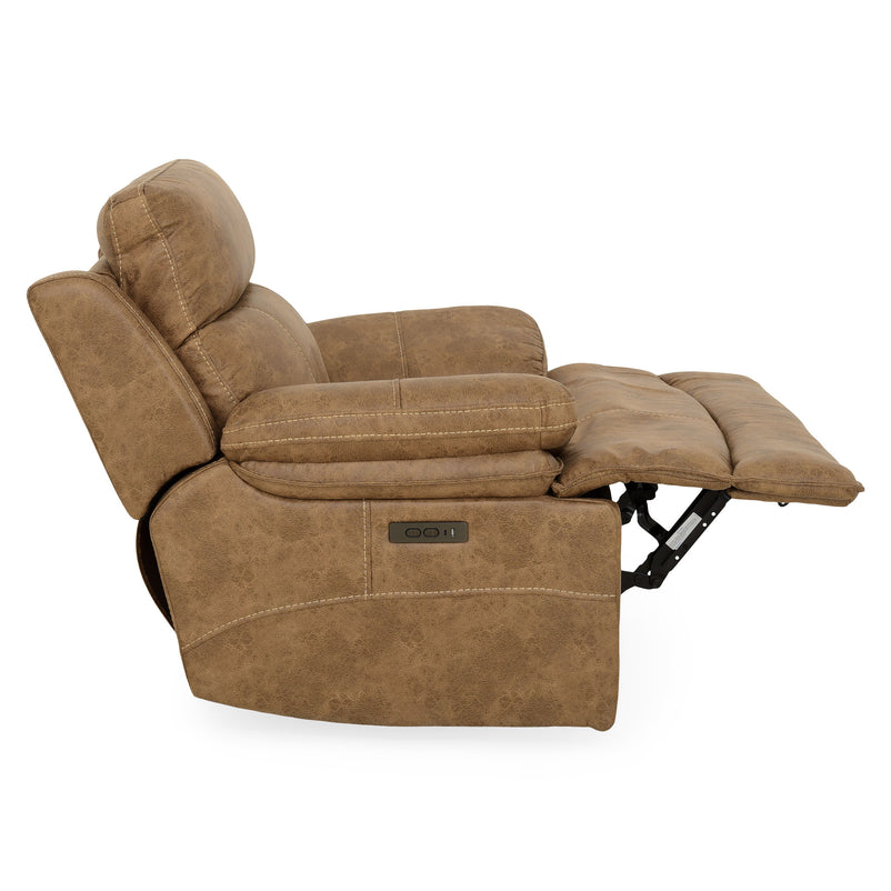 BRISBANE Fotoliu, recliner electric și mecanism tetieră, stofă