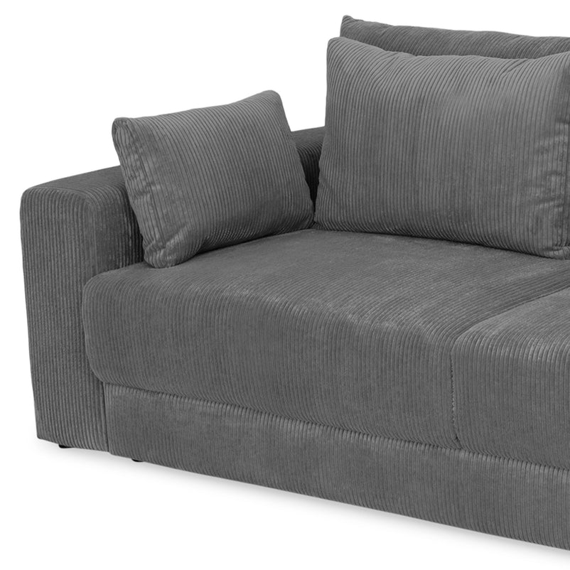 MELUN Canapea extensibilă, 3 locuri, ladă depozitare, stofă