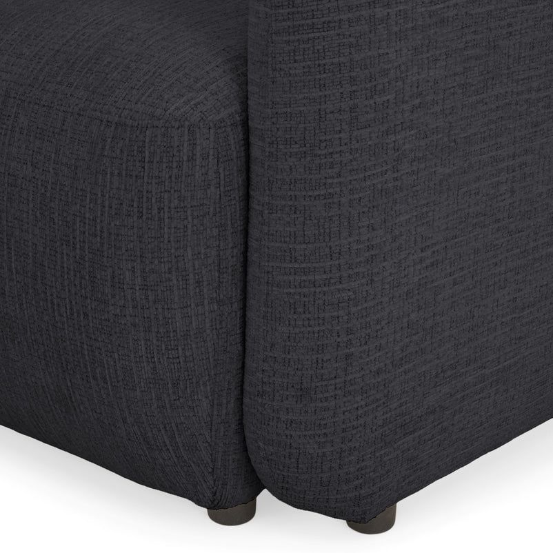 LUNEL Canapea extensibilă, 2 locuri, ladă depozitare, stofă