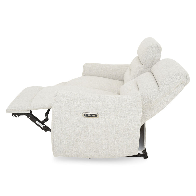 ROSELAND Canapea 3 locuri, 2 reclinere electrice, stofă