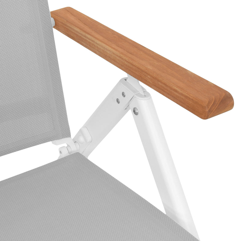 EASY Scaun cu spătar reglabil și pliabil exterior