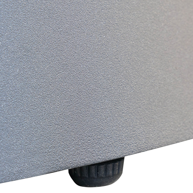 NICOSIA Set mobilier terasă/grădină, 4 scaune și masă