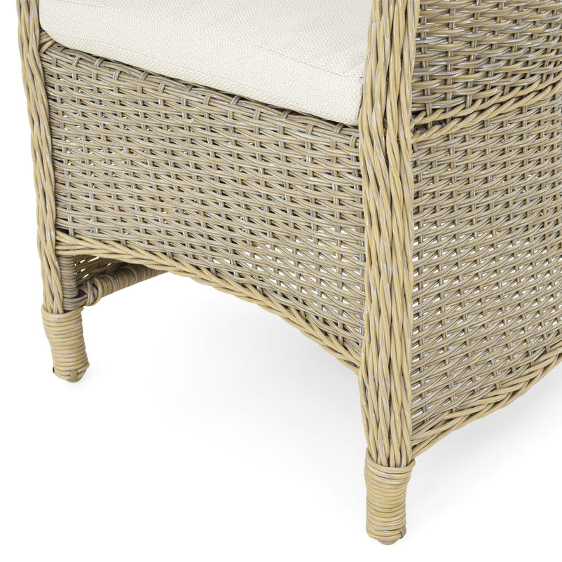 SAFFIRE Set mobilier terasă/grădină, 8 scaune și masă