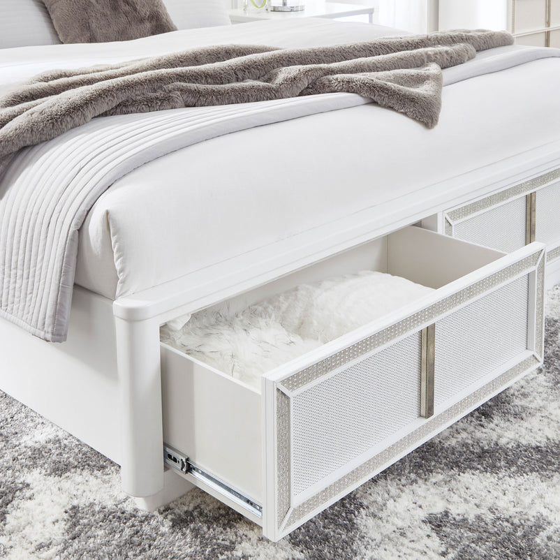 HOLLYWOOD Pat, sertare, somieră și LED incluse