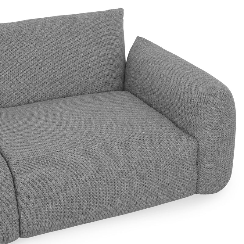 TOYAMA Canapea exterior, 2 locuri, braț stânga