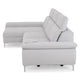 SOUND Colțar șezlong stânga/dreapta, 1 recliner electric și mecanism tetiere, stofă