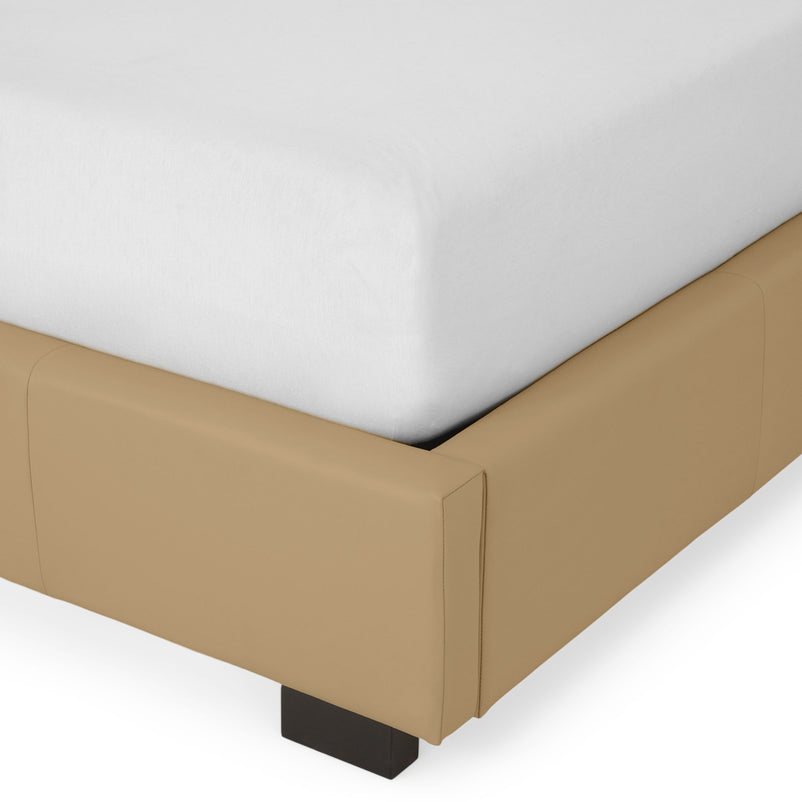 KAITLIN Pat tapițat, 160x200cm, somieră și ladă depozitare incluse