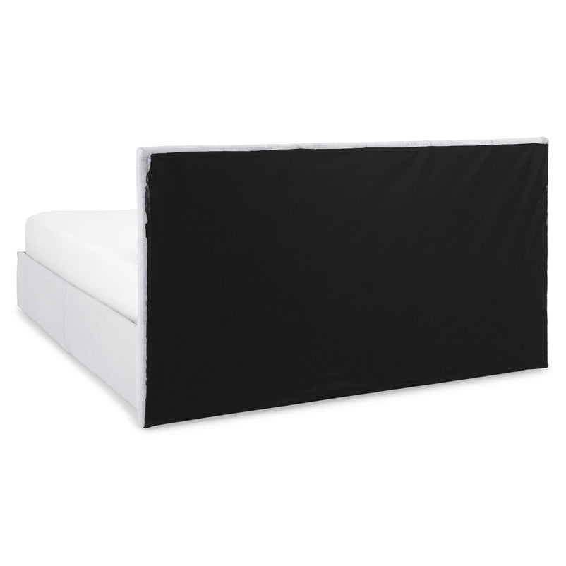 ATREA Pat tapițat, 160x200cm, somieră rabatabilă și ladă depozitare incluse