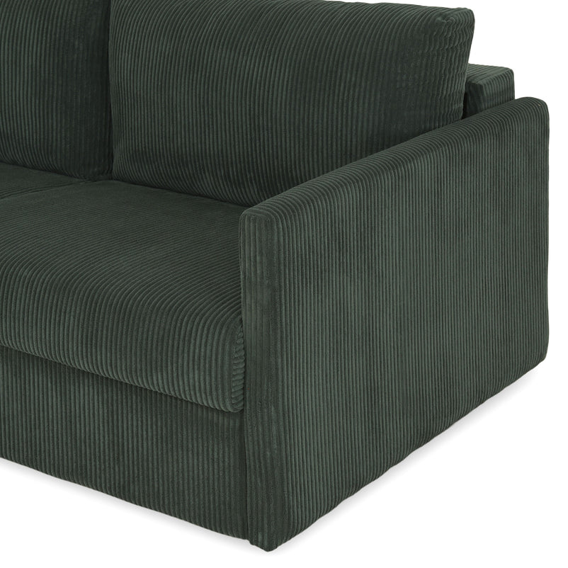 HALVER Canapea extensibilă, 3 locuri, stofă