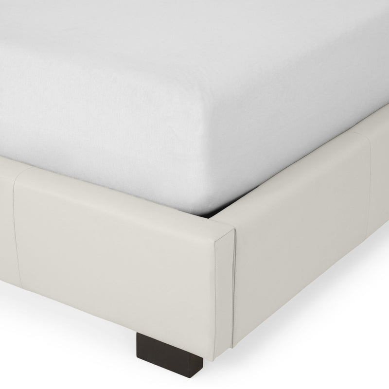 KAITLIN Pat tapițat, 160x200cm, somieră și ladă depozitare incluse