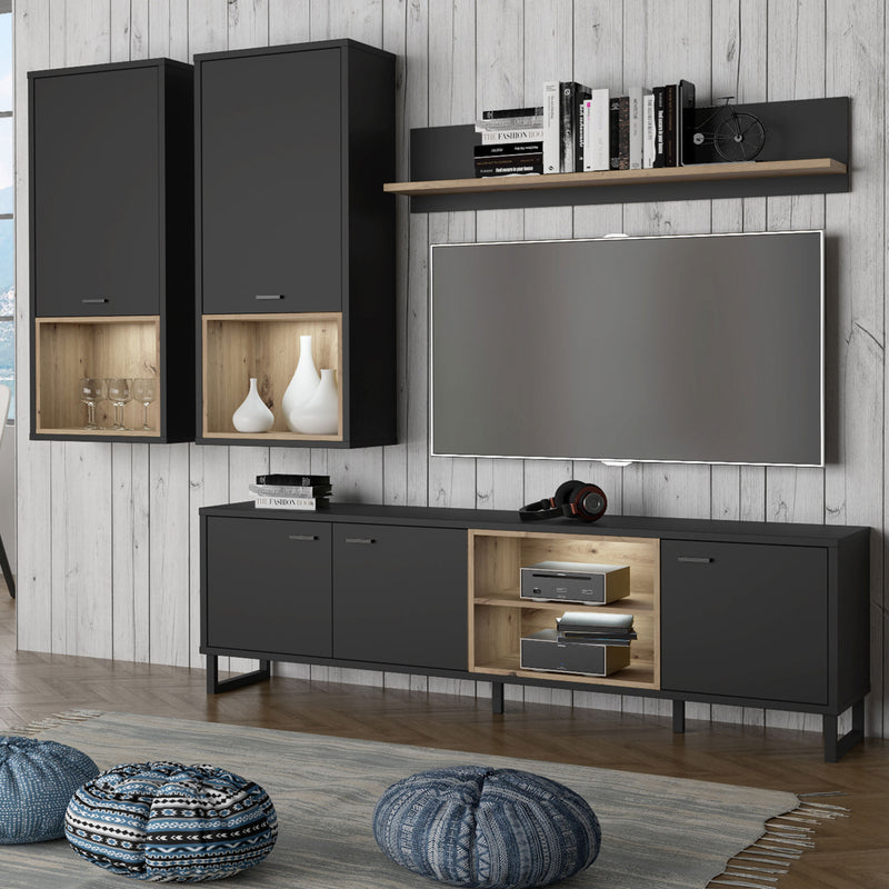 GRAY Corp suspendat, LED inclus