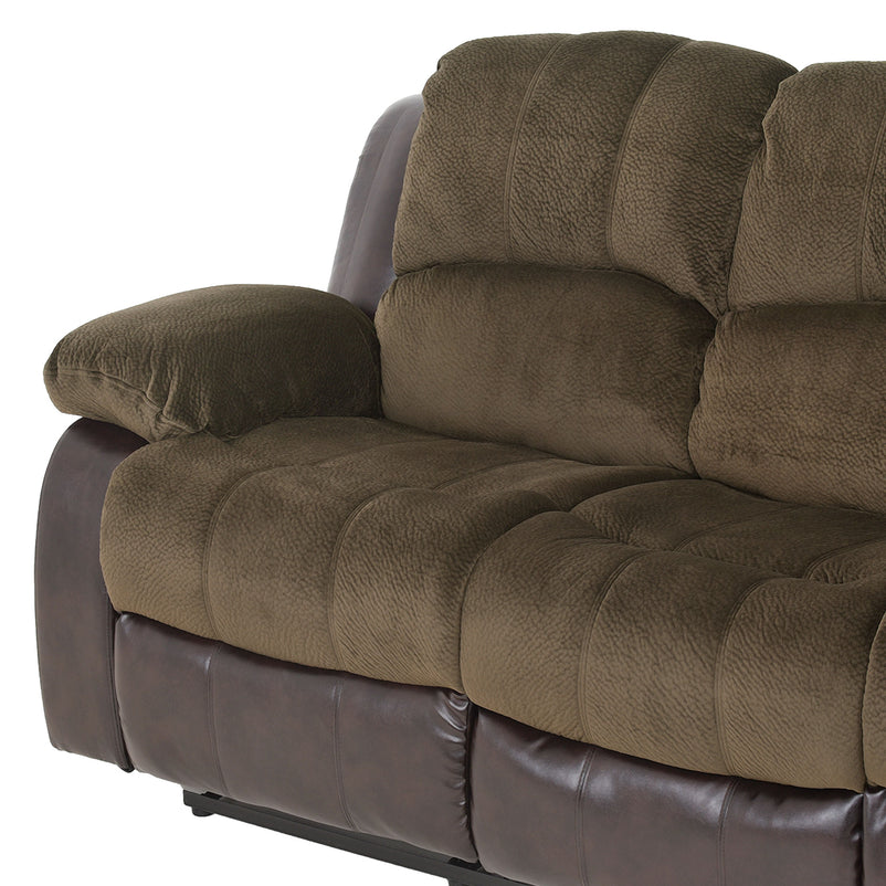 PASADENA Canapea 3 locuri , 2 reclinere manuale, stofă