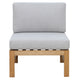 NORDIC Set mobilier terasă/grădină, fotoliu, banchetă, colțar și măsă