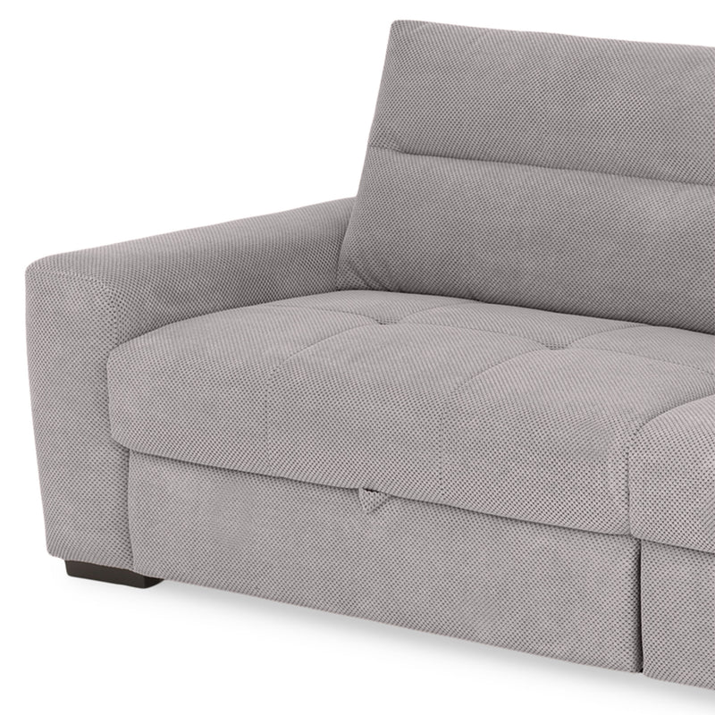 WIDE Canapea extensibilă, 4 locuri, stofă