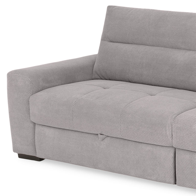 WIDE Canapea extensibilă, 4 locuri, stofă