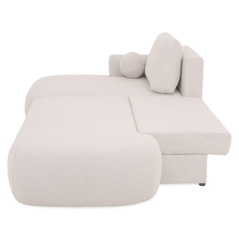 LAON Colțar extensibil, șezlong stânga/dreapta și ladă depozitare, stofă