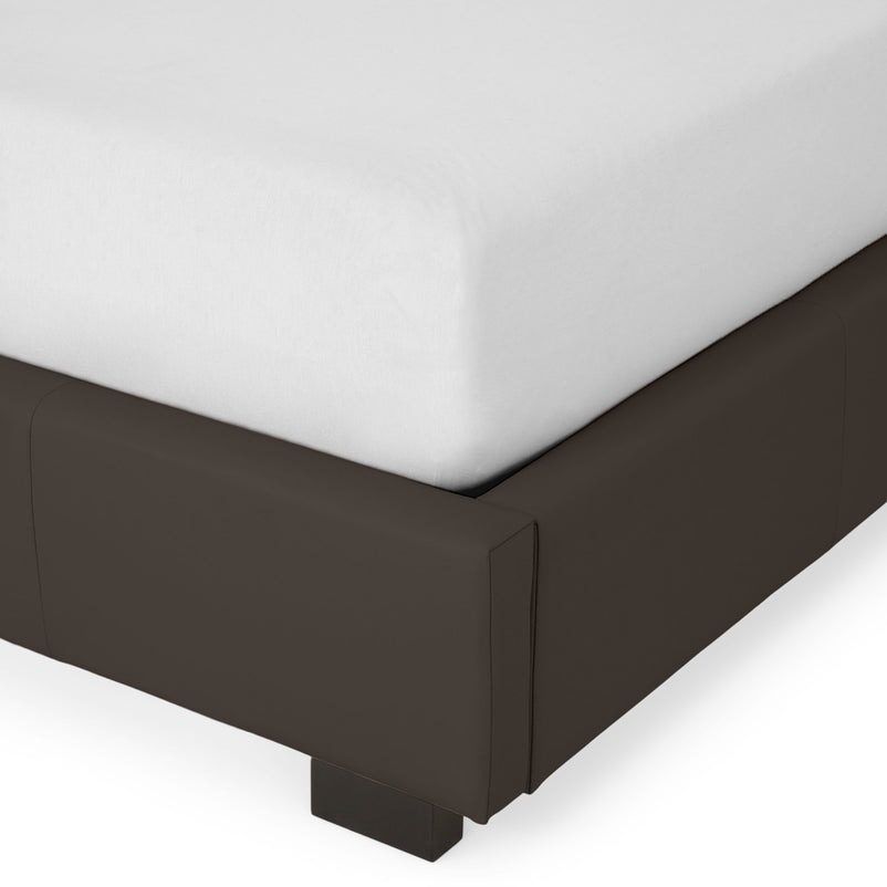 KAITLIN Pat tapițat, 160x200cm, somieră și ladă depozitare incluse