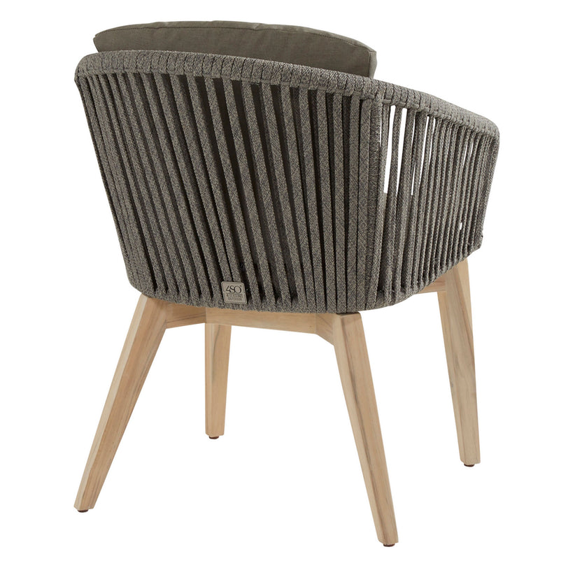 SANTANDER/LOUVRE Set mobilier terasă/grădină, 6 scaune și masă