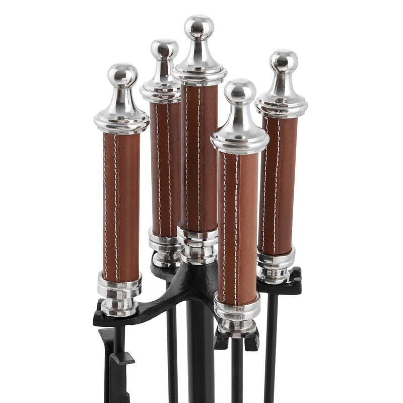 LUTHER Set suport și 4 accesorii șemineu