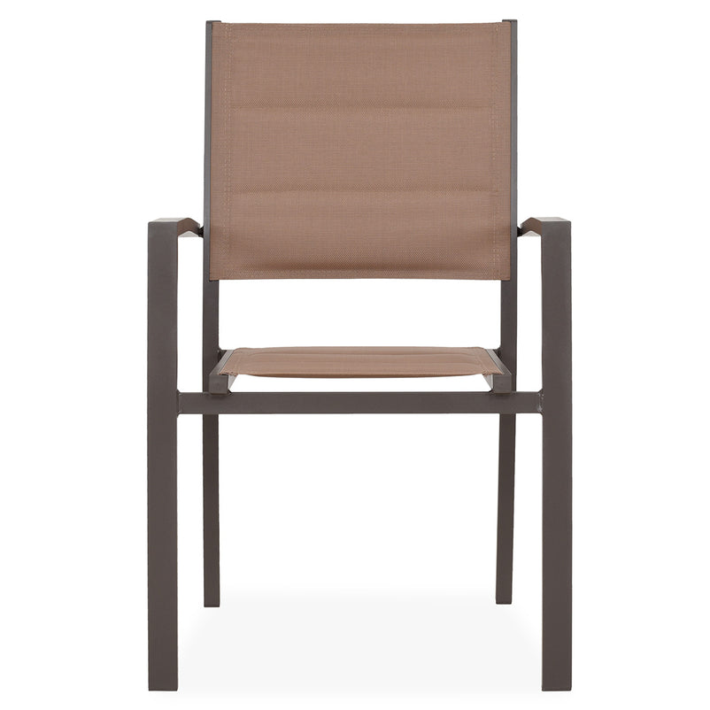 LUCCA Set mobilier terasă/grădină, 6 scaune și masă extensibilă